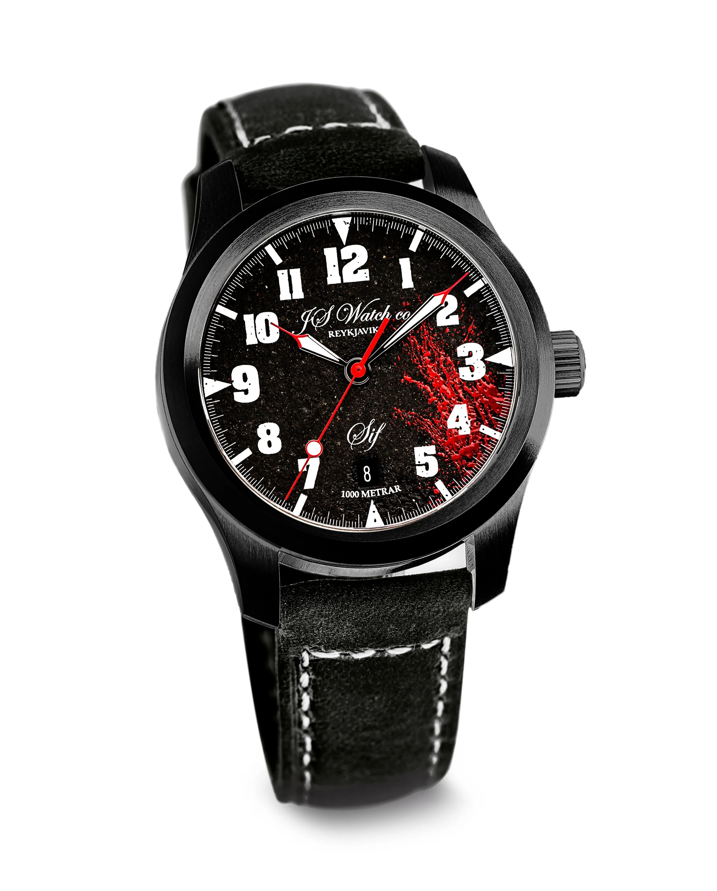 JS Watch Company Reykjavik — Sif NART Volcano - Black case